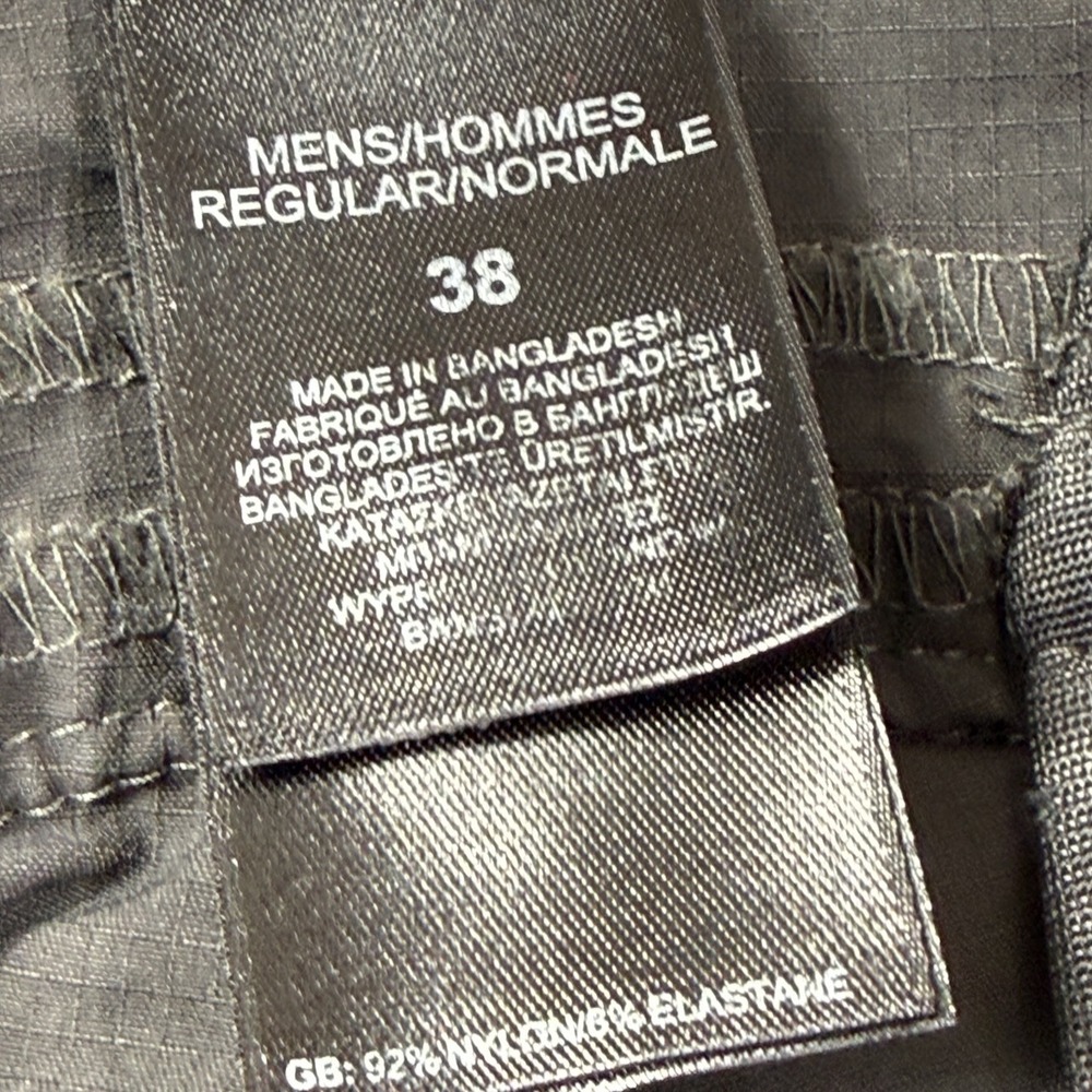 The North Face Hiking Pants Mens 38 Gray Gorpcore Paramount Peak Ripstop Nylon - Picture 3 of 12